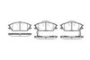 KAWE 0224 22 Brake Pad Set, disc brake